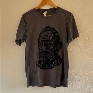 Charles Bukowski Charcoal T-Shirt